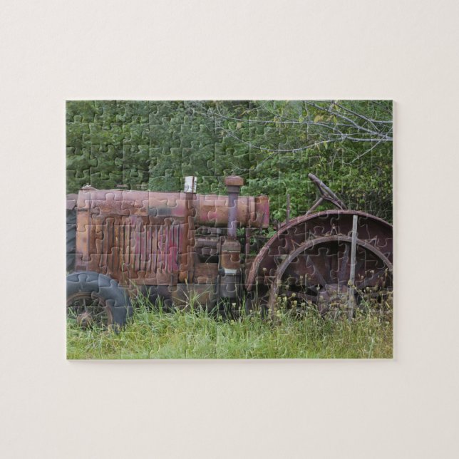 Puzzle EE. UU., Vermont, MANCHESTER: Tractor agrícola ant (Horizontal)