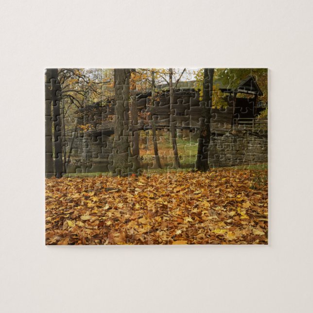 Puzzle EE.UU., Virginia, Covington, Humpback Covered (Horizontal)