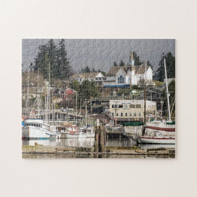 Puzzle EE. UU., Wa, península de Kitsap. Pueblo pintoresc (Horizontal)