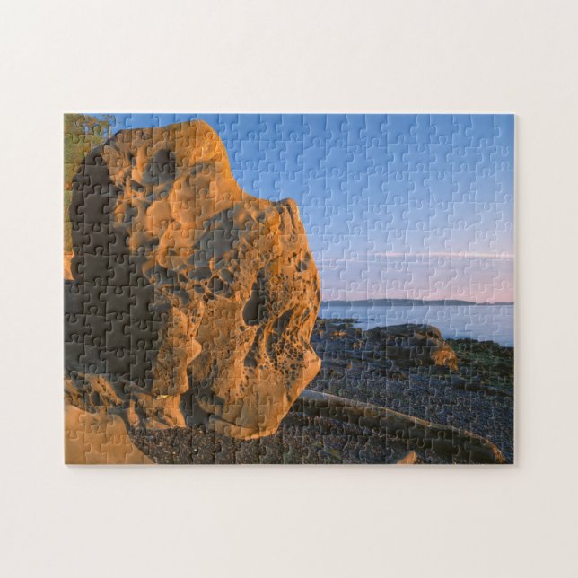 Puzzle EE. UU., Washington, Isla Orcas, roca (Horizontal)