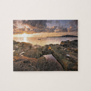 Puzzle EE. UU., Washington, Islas San Juan. Un dramático
