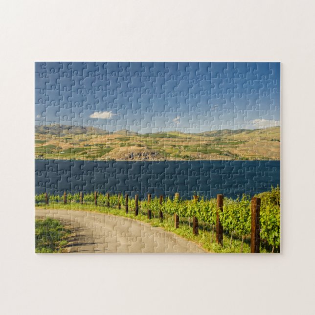 Puzzle EE.UU., Washington, Lago Chelan. Viña (Horizontal)