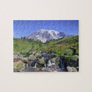 Puzzle EE. UU., Washington, Mt. Rainier NP, Mt. Rainier y