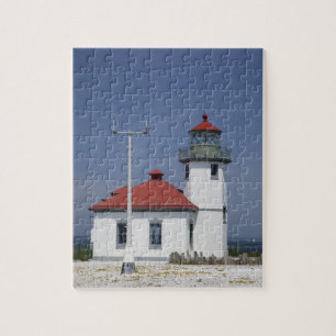 Puzzle EE. UU., Washington, Seattle, Alki Point Lighthous