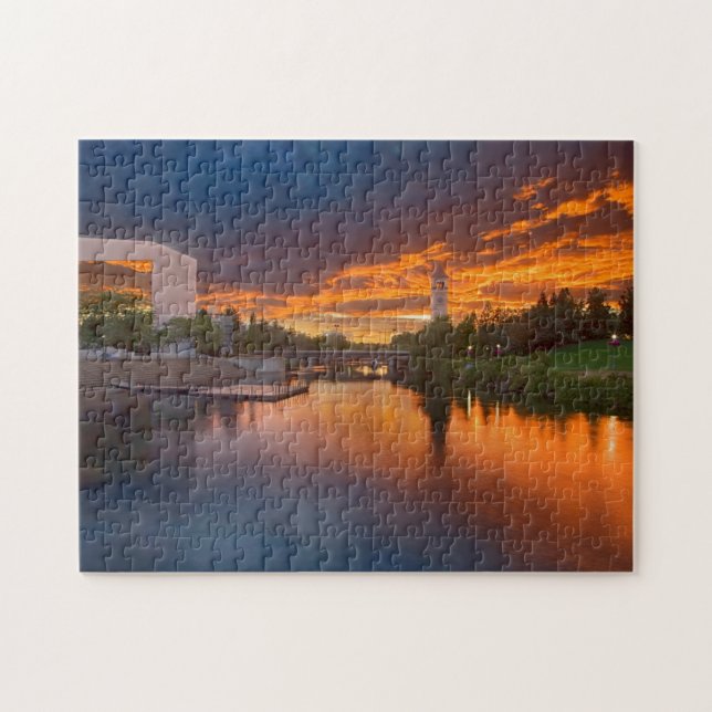 Puzzle EE.UU., Washington, Spokane, Riverfront Park (Horizontal)