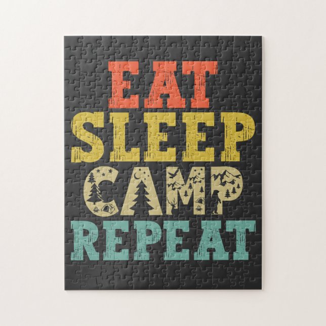 Puzzle Eee Sleep Camp Repeat Camover (Vertical)