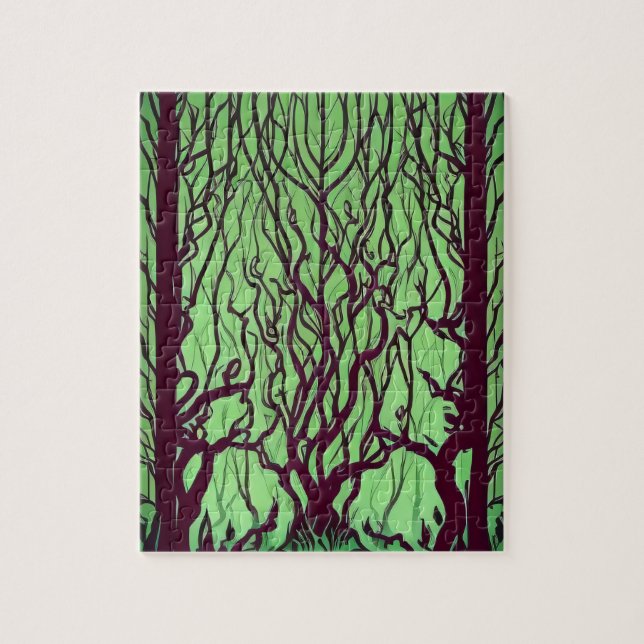 Puzzle Eerie Tree (Vertical)