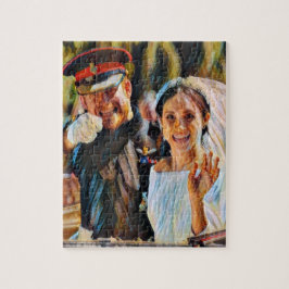 Puzzle Efecto de pintura del boda Harry & Meghan