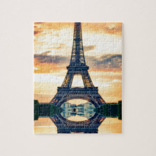 Puzzle Effel Tower Paris Evending European Travel