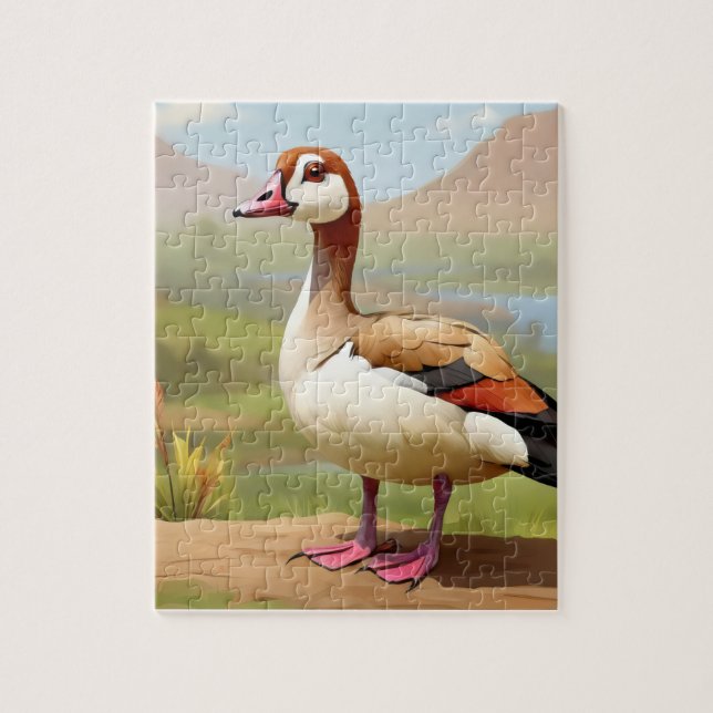 Puzzle Egipcio Goose por agua (Vertical)
