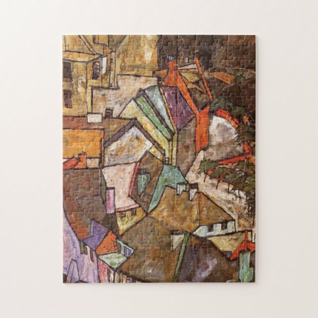 Puzzle Egon Schiele - Borde De La Ciudad (Vertical)