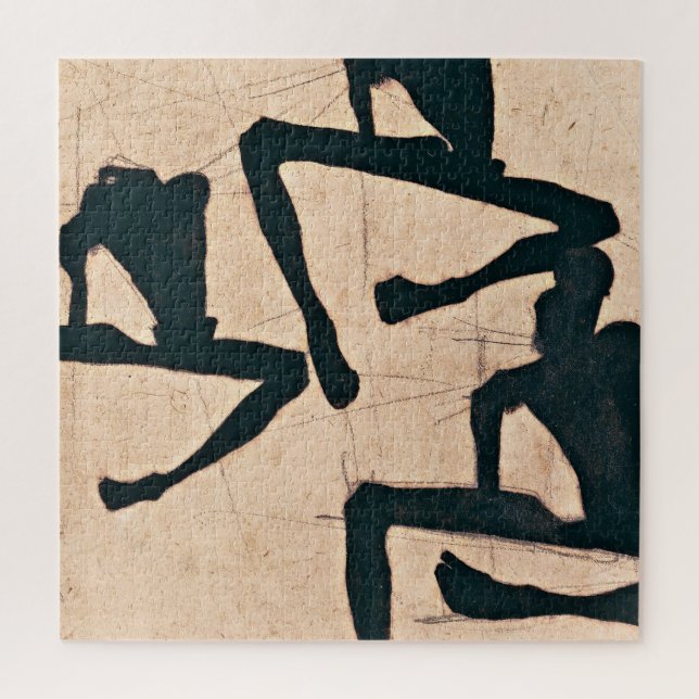 Puzzle Egon Schiele - composición con el varón tres (Vertical)
