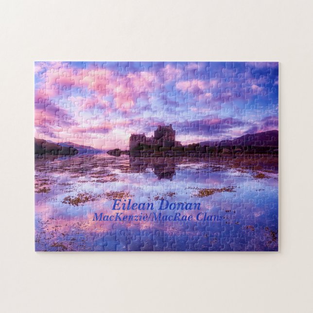 Puzzle Eilean Donan - MacKenzie/MacRae Clans (Horizontal)