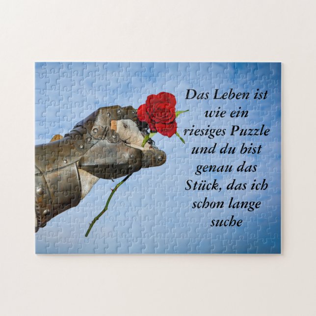 Puzzle Eine Rosa für Dich (Horizontal)