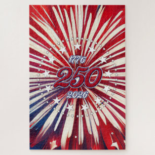 Puzzle El 250 cumpleaños de Estados Unidos 1776-2026 Fueg