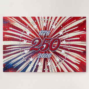 Puzzle El 250 cumpleaños de Estados Unidos 1776-2026 Fueg