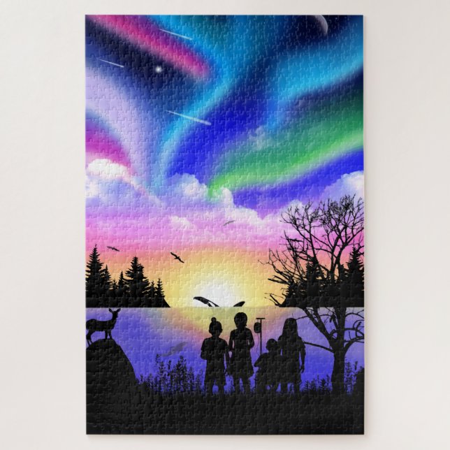 Puzzle El abrazo de la naturaleza (Vertical)