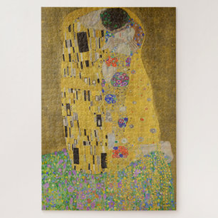 Puzzle El Abrazo de los Amantes por Gustav Klimt