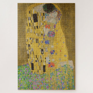 Puzzle El Abrazo de los Amantes por Gustav Klimt