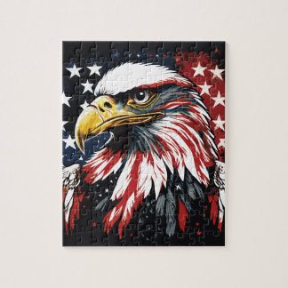 Puzzle El águila majestuosa de Estados Unidos
