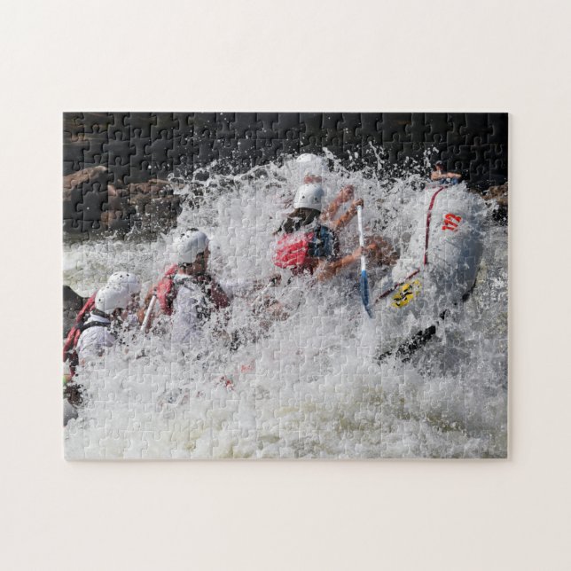 Puzzle El alboroto de los Rafting de Whitewater 11 x 14 (Horizontal)