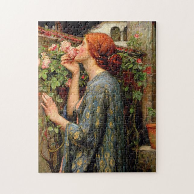 Puzzle El alma del Rosa - John William Waterhouse (Vertical)