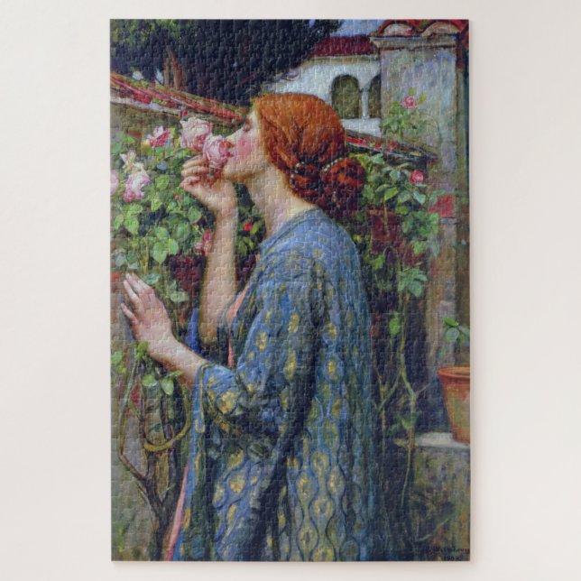 Puzzle El alma del Rosa, John William Waterhouse (Vertical)