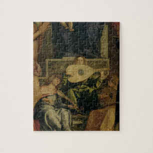 Puzzle El Altarpiece de San Giobbe, detalle del playin de