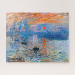 Puzzle El amanecer de Claude Monet<br><div class="desc">"Sunrise" (El amanecer) de Claude Monet es un cuadro famoso que se creó en 1872. Representa el sol que se eleva sobre el puerto de Le Havre, una ciudad en Francia donde Monet nació. El cuadro es conocido por sus colores vivos y su ambiente nebuloso, que capta la belleza y...</div>