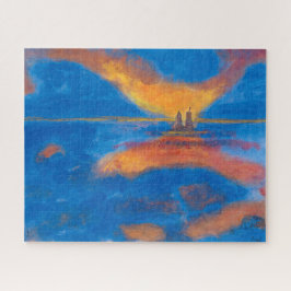 Puzzle El amanecer en el mar | Emil Nolde |