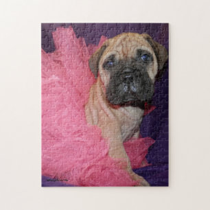 Puzzle El amor Bullmastiff Tu-Tu del matón desconcierta