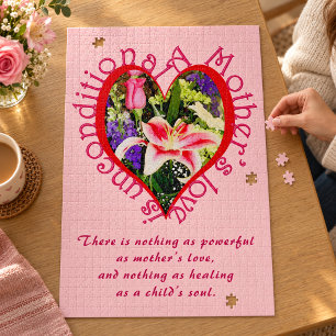 Puzzle El amor floral de la madre: Poema incondicional gr