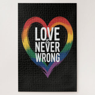 Puzzle El amor nunca está mal Mes del Orgullo LGBT