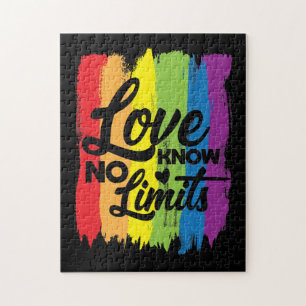Puzzle EL AMOR SABE QUE NO HAY LÍMITES DE orgullo gay LGB