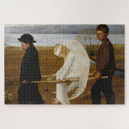 Puzzle El ángel herido (por Hugo Simberg)