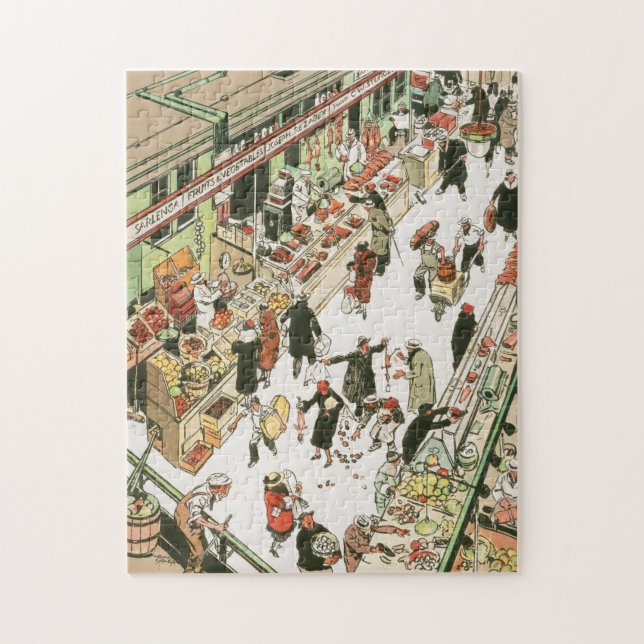 Puzzle El antiguo mercado de Washington en Tribeca NYC 19 (Vertical)