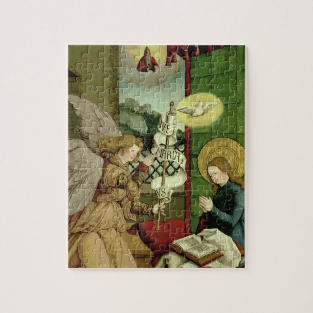 Puzzle El anuncio (aceite en el panel) (Vertical)