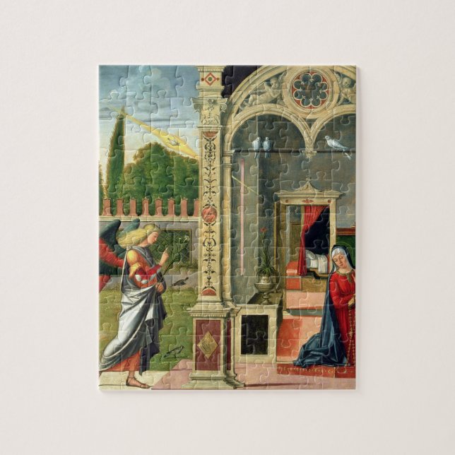 Puzzle El anuncio (aceite en el panel) 2 (Vertical)
