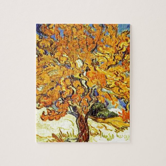 Puzzle El árbol de las moras, Vincent Van Gogh (Vertical)