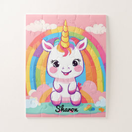 Puzzle El arcoiris de unicornio