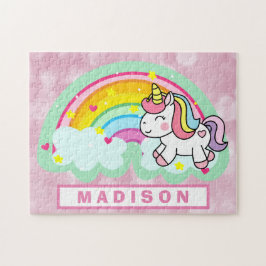 Puzzle El arcoiris de unicornio mágico