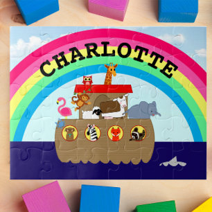 Puzzle El arcoiris Noahs personalizado