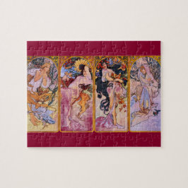 Puzzle El Art Nouveau de las Cuatro Estaciones