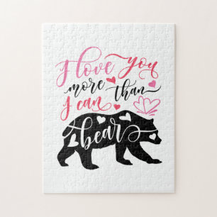 Puzzle El arte de San Valentín te amo más de lo que puedo