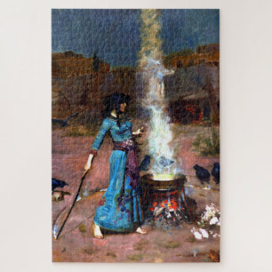 Puzzle El arte del Círculo Mágico John William Waterhouse