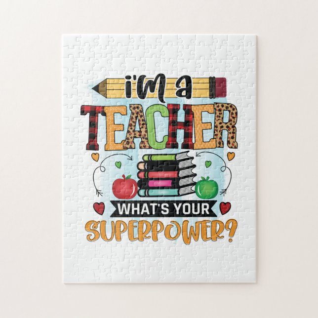 Puzzle El Arte Docente Orgulloso De Un Profesor (Vertical)