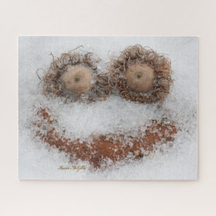 Puzzle El arte fotográfico de la sonrisa mediocre de la n