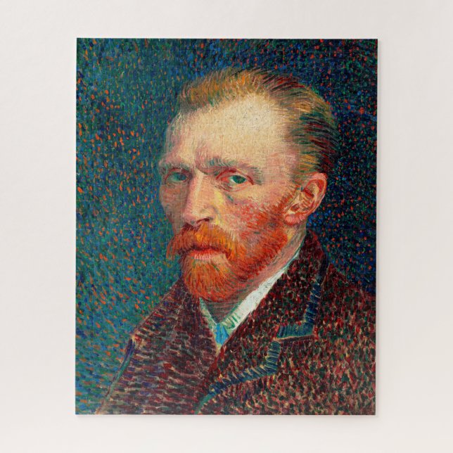 Puzzle El autorretrato de Vincent Van Gogh 1887 sobre el  (Vertical)
