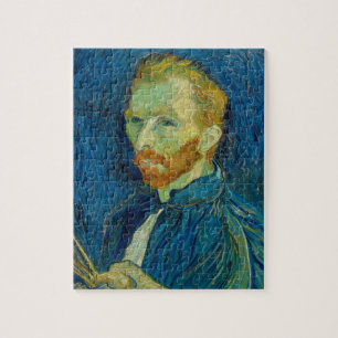 Puzzle El autorretrato de Vincent Van Gogh con arte de pa