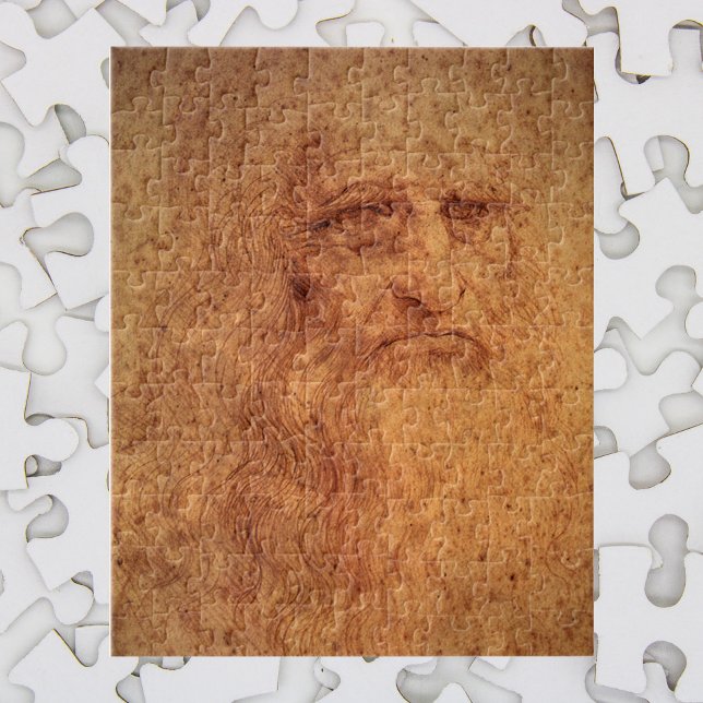 Puzzle El autorretrato y arte renacentista de Leonardo da (Subido por el creador)